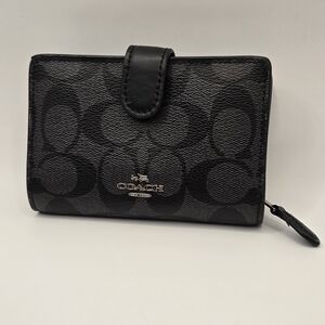Coach Black Leather Wallet